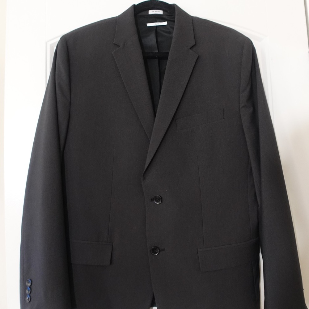 Calvin Klein Slim Fit Suit Jacket Grey